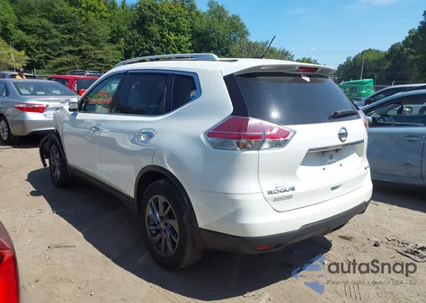 2016 Nissan Rogue Sl z USA, uszkodzony, nr VIN 5N1AT2MV5GC794477